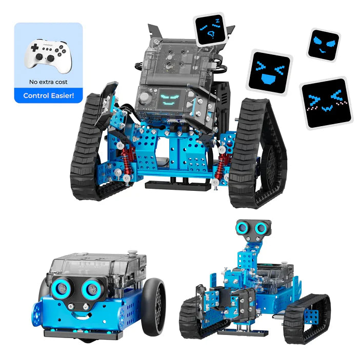 Makeblock mBot2 Rover Robotics Kit: Kid's Interactive Emo Robot for Coding Learning and Outdoor Play ( P1010144)