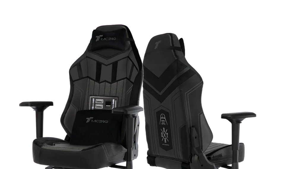 TTRacing Maxx Air Threads Fabric Gaming Chair - Darth Vader