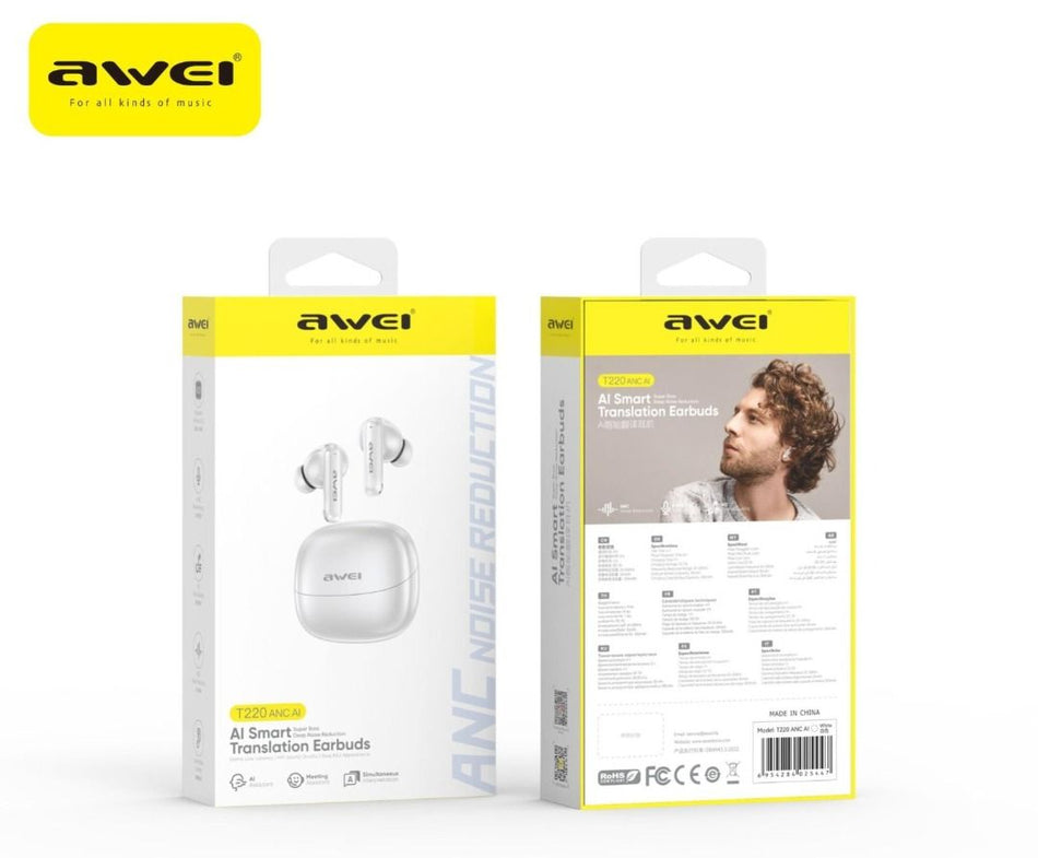 Awei T220 ANC AI True Wireless Earbuds