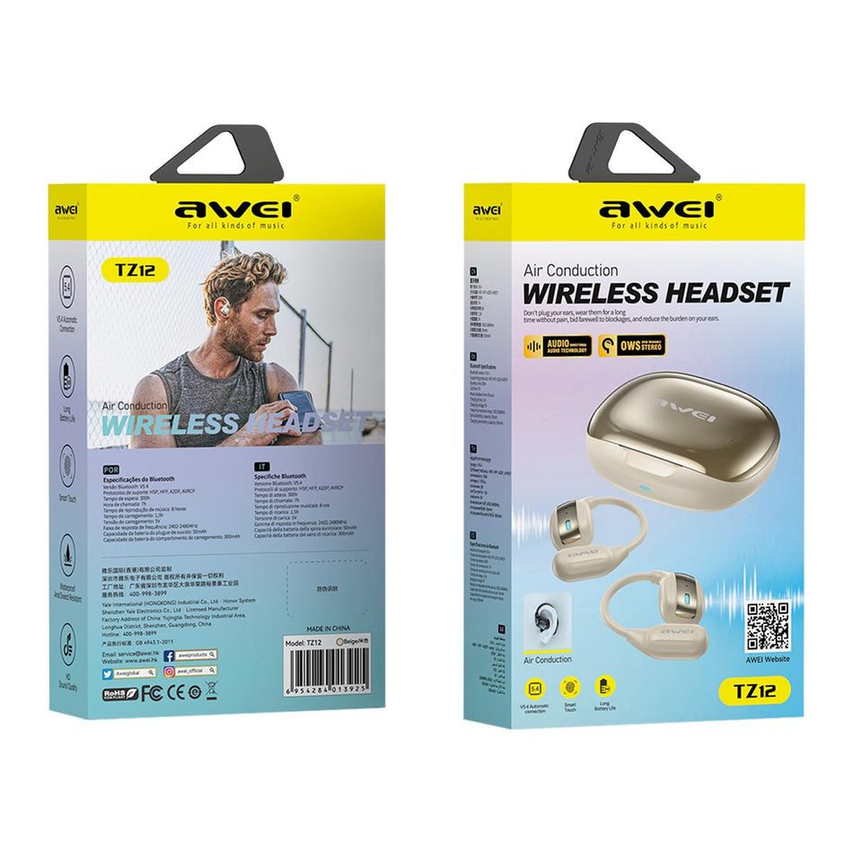 AWEI TZ12 Open-Back Bluetooth Earbuds