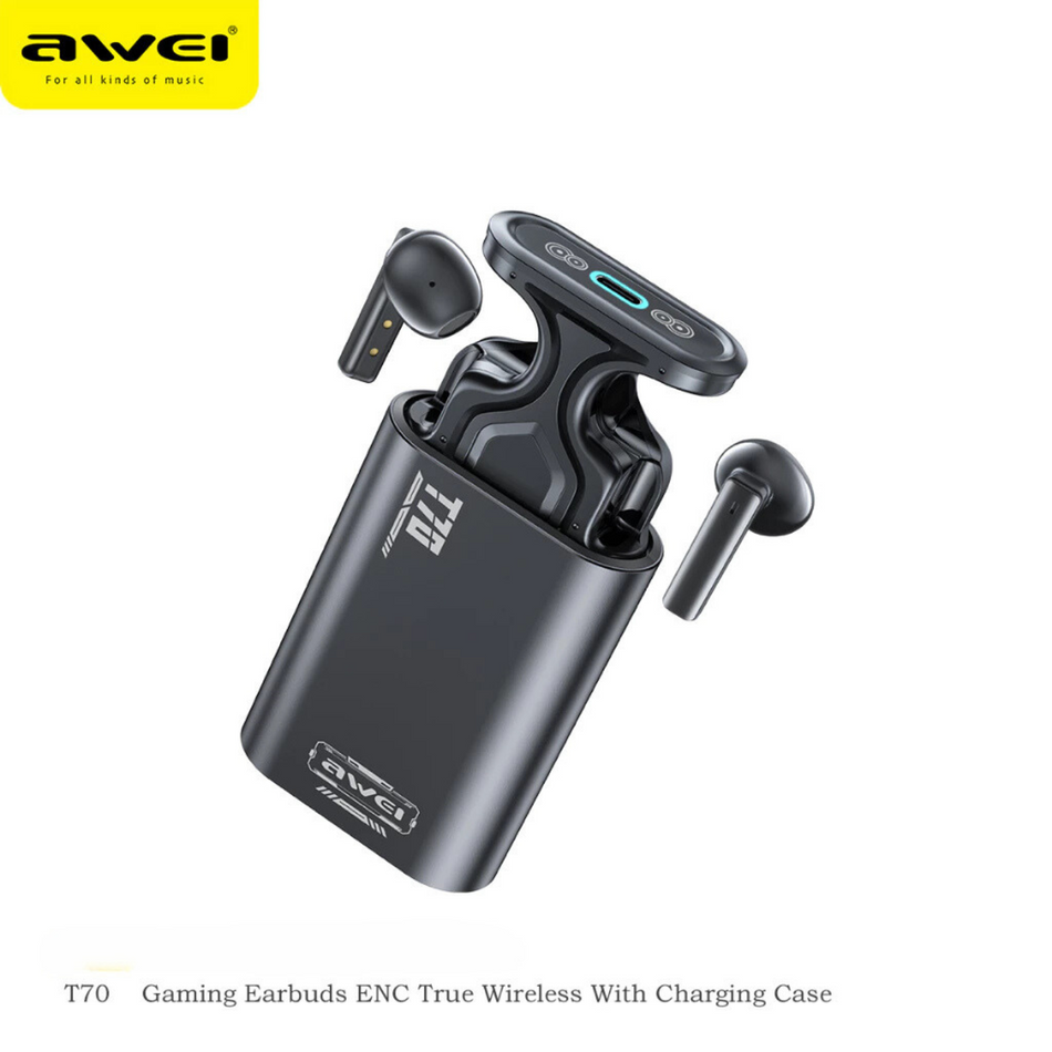 Awei T70 Gaming Earbuds ENC True Wireless