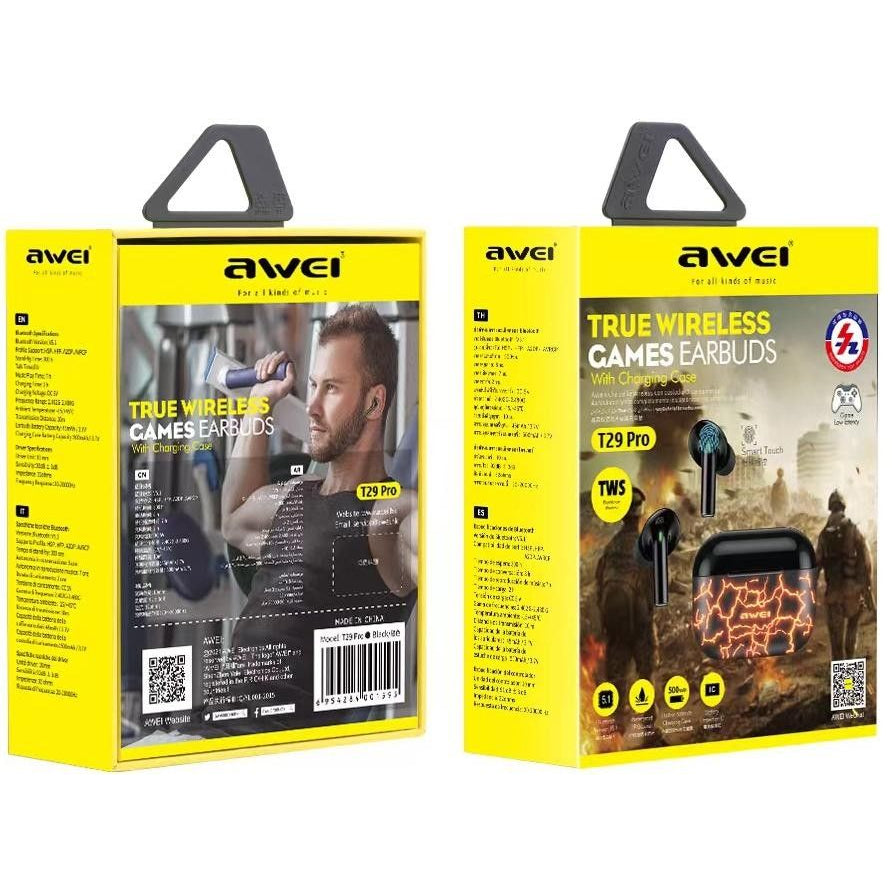 Awei T29 ANC Sport True Wireless Earbuds