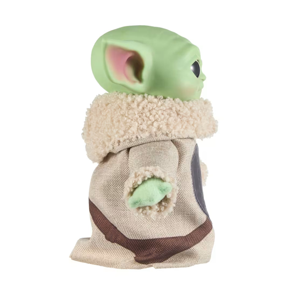 Mattel Star Wars Grogu Vinyl Head Plush (JKN41) – 6-Inch The Mandalorian Cuddly Toy