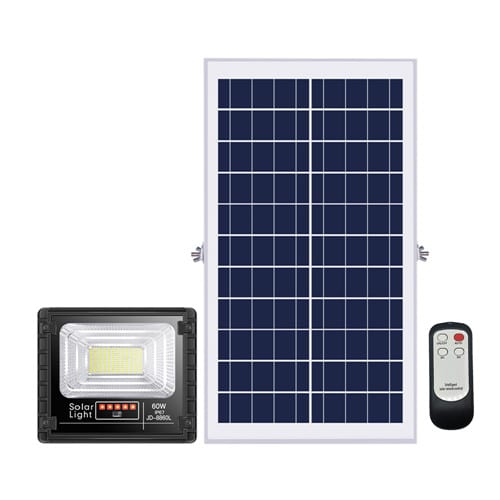 T-60W Private Solar Street Lamp Bundle | 60W High-Lumen Outdoor LED Light with Independent Solar Panel, Smart Radar Motion Sensor & Wireless Remote