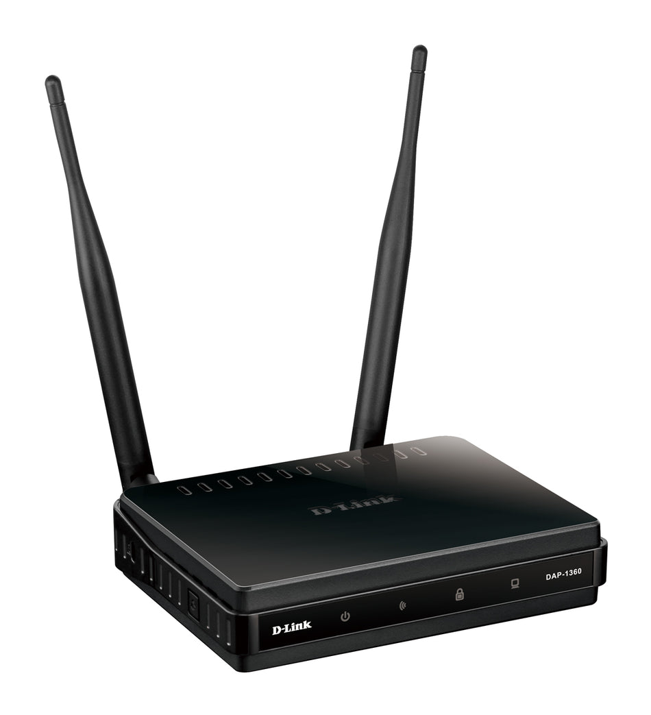 D-Link DAP-1360/F/BME Wireless 300Mbps 11n Access Point  With 1 RJ-45 port , 5dBi antenna (AP, Bridge, Bridge with AP, Repeater, Wireless Client, WISP Client Router & WISP Repeater) EU Plug
