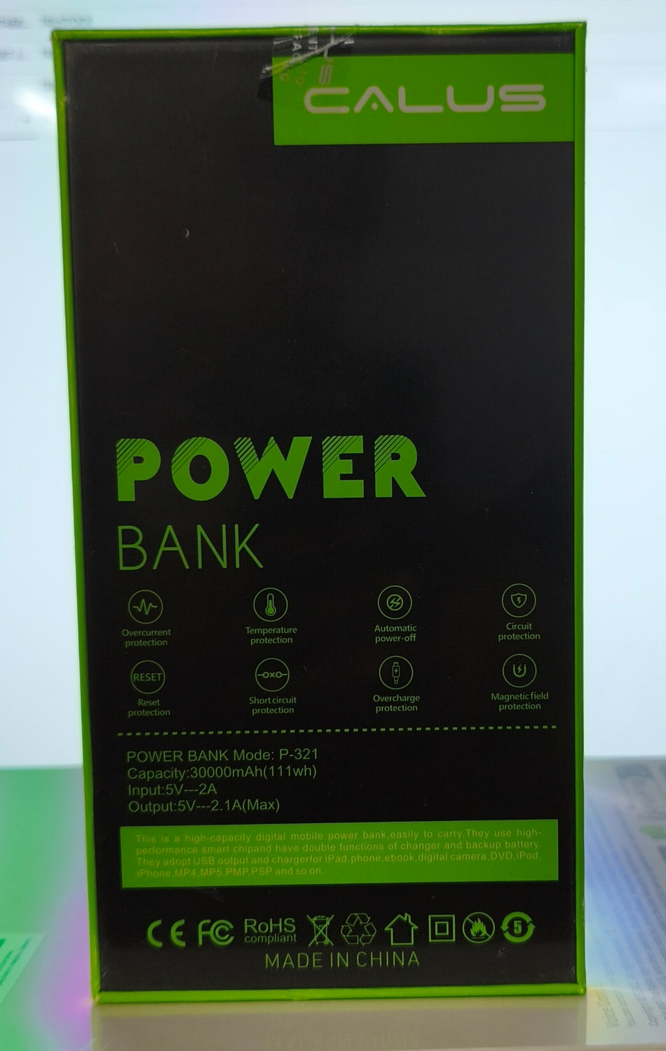 Calus P-321 Power Bank 30000 MAh Super Fast Charge