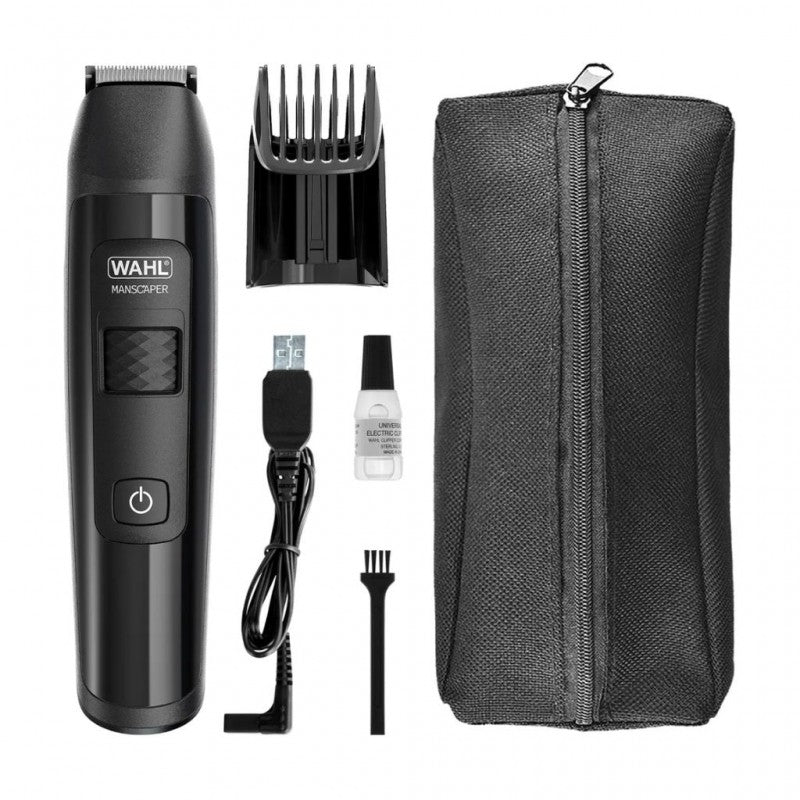 WAHL Manscaper Waterproof Lithium-Ion Body & Groin Hair Trimmer – 1065-0411