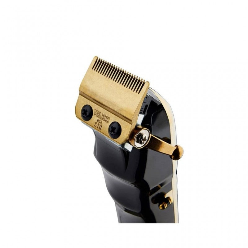 WAHL Professional 5-Star Gold Cordless Magic Clip Clipper – High-Performance 6500 RPM Motor, Titanium & DLC Coated Stagger-Tooth Blades – 3024577