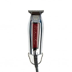 Wahl Professional 5-Star Detailer with Adjustable T Blade for Extremely Close Trimming and Clean and Crisp Lines for Professional Barbers and Stylists  (8081-1227H), Silver